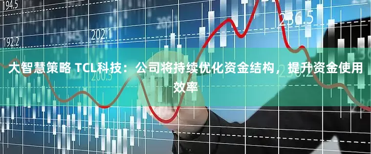 大智慧策略 TCL科技：公司将持续优化资金结构，提升资金使用效率